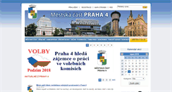 Desktop Screenshot of praha4.cz